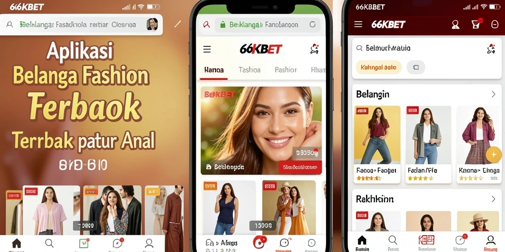 Tampilan antarmuka pengguna aplikasi 66KBET yang stylish dan menarik.