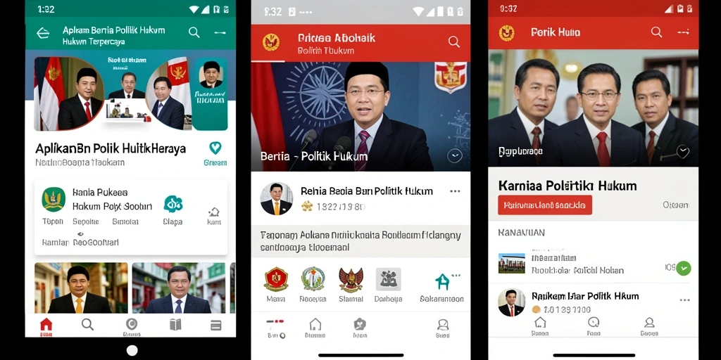 Tampilan antarmuka aplikasi N32 yang modern dan informatif.