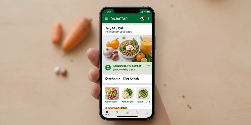 Antarmuka RAJASTAR yang menarik dan user-friendly.