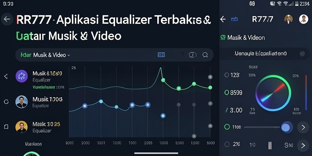 Tampilan antarmuka aplikasi RR777 yang modern dan menarik.