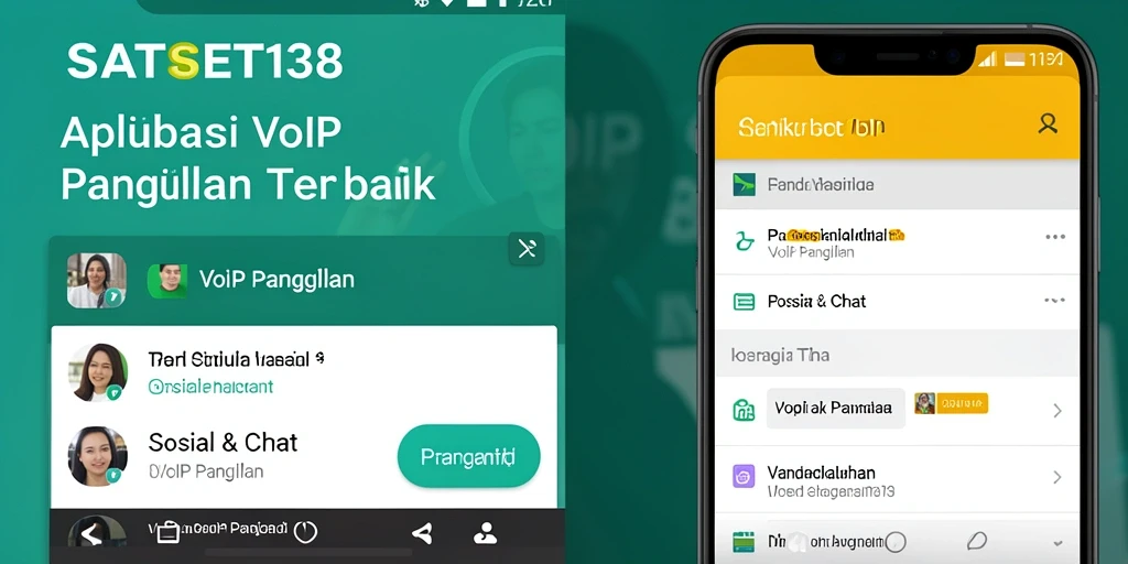 Tampilan antarmuka SATSET138 menampilkan fitur VoIP Panggilan yang intuitif dan menarik.